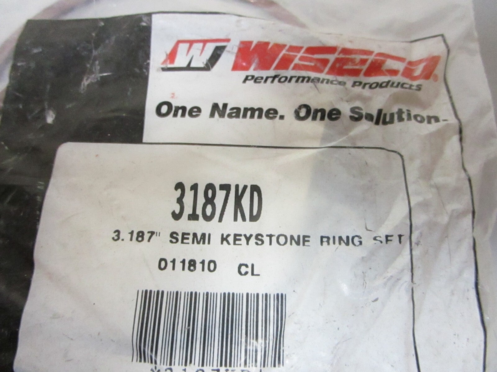 *NEW* 0720 Wiseco 3.187 Piston 2 Ring Set 3187KD