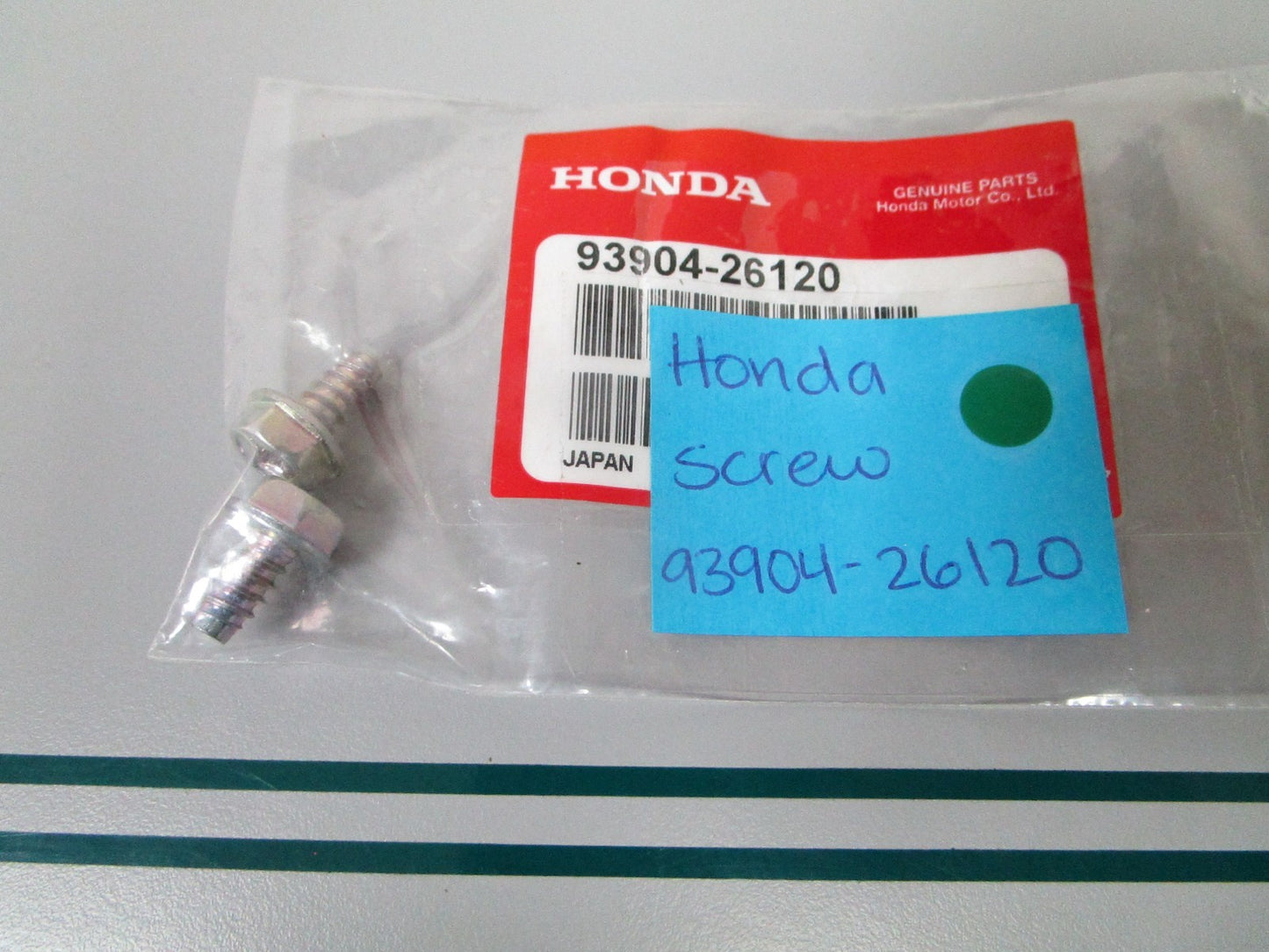 NEW OEM (LOT OF 2) 93904-26120 Honda Screw 0810