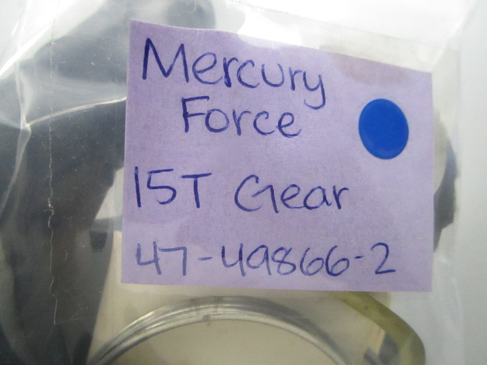 NEW OEM 47-49866-2 Mercury Force 15T Gear 0810