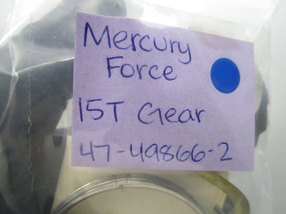 NEW OEM 47-49866-2 Mercury Force 15T Gear 0810