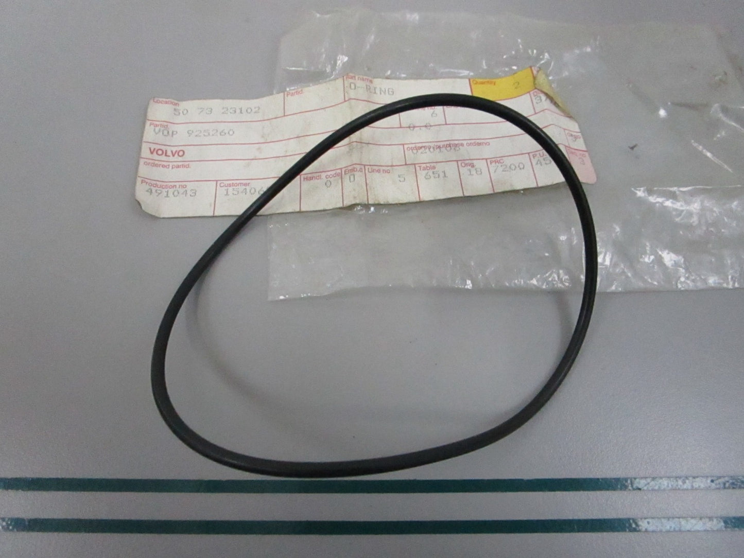NEW OEM 925260 Volvo Penta O-Ring 0810
