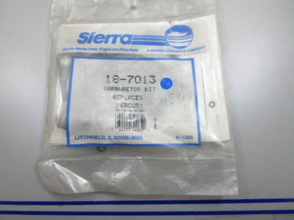*NEW* 0810 Sierra Carburetor Kit 18-7013 Replaces: Mercury