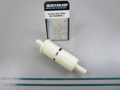 NEW OEM 35-816296Q1 Mercury Quicksilver In-Line Fuel Filter 0810