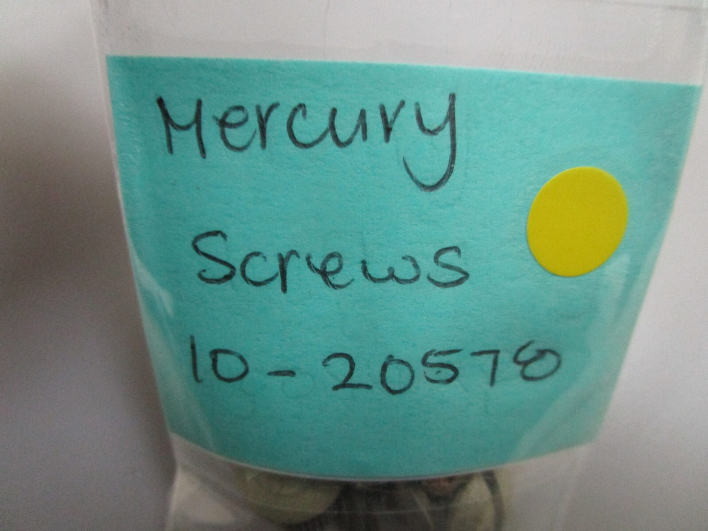 *NEW OEM* (LOT OF 6) 0750 Mercury Quicksilver SCREWS 10-20578