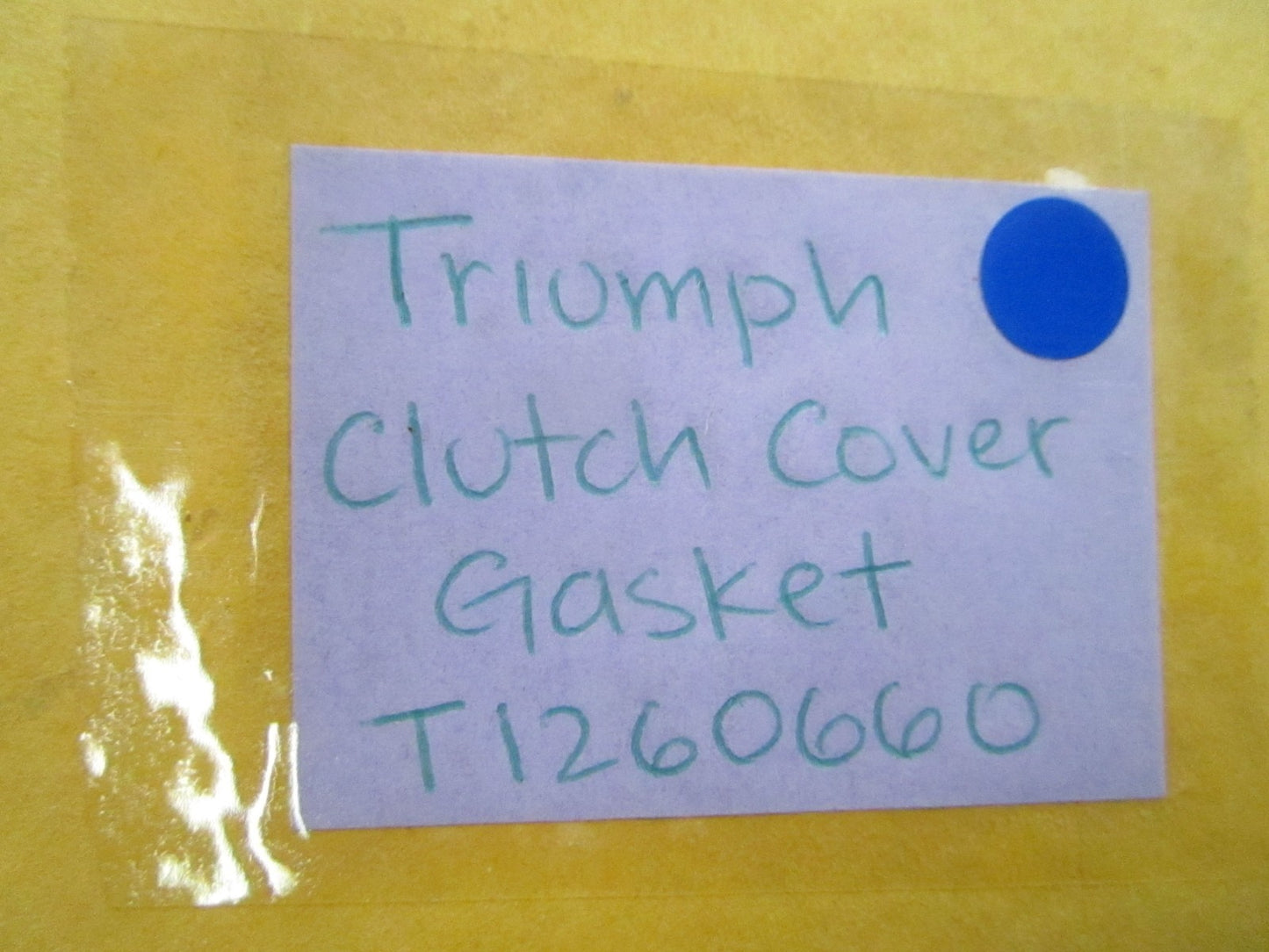 *NEW OEM* 0810 Triumph Clutch Cover Gasket T1260660