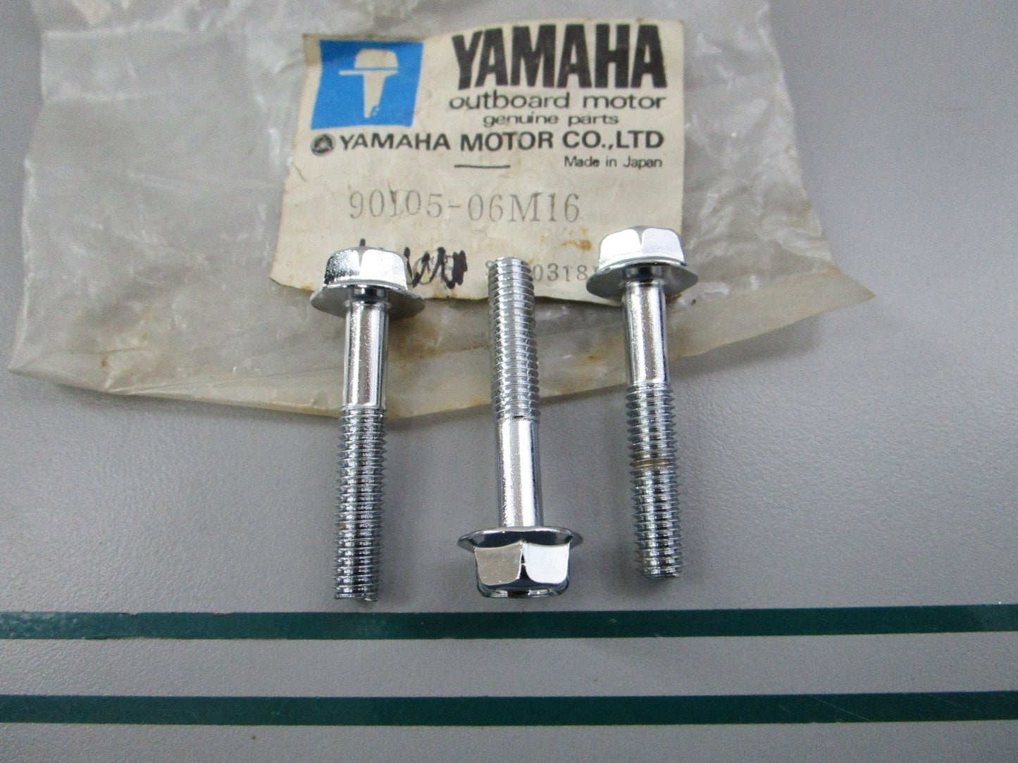 NEW OEM (LOT OF 3) 90105-06M16-00 Yamaha Flange Bolt 0810