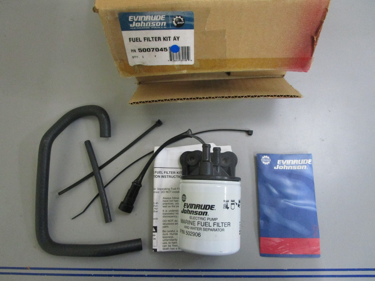 *NEW OEM* 0820 OMC Johnson Evinrude Fuel Filter Kit Ay 5007045