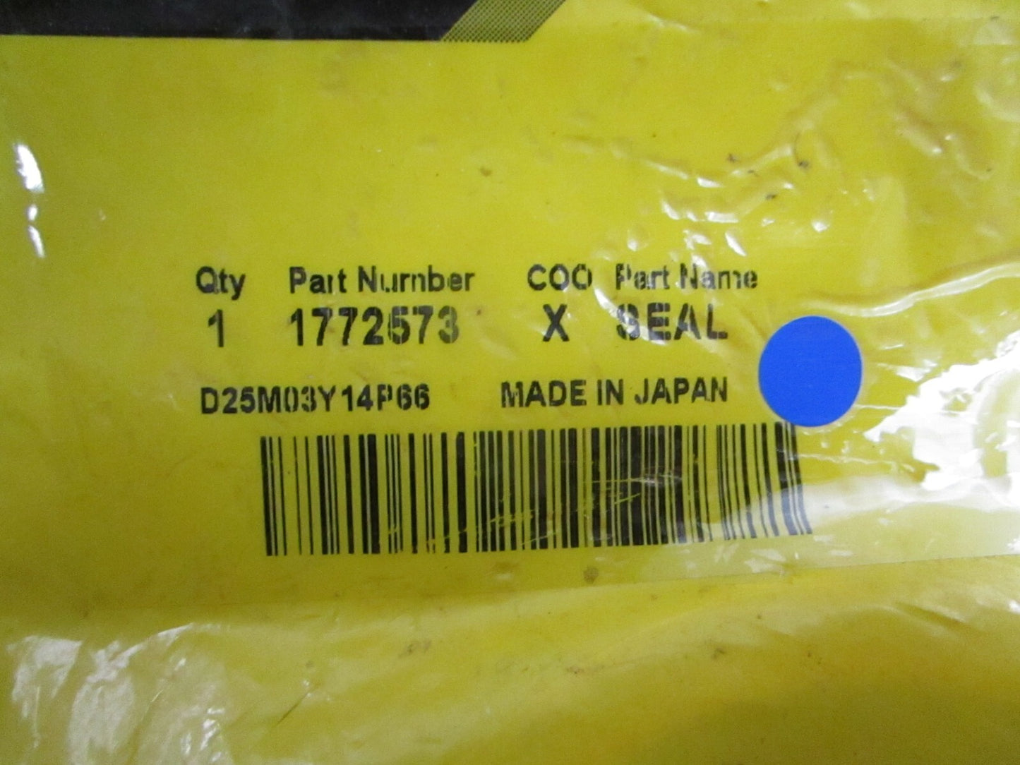 *NEW OEM* 0810 CAT Seal 1772573