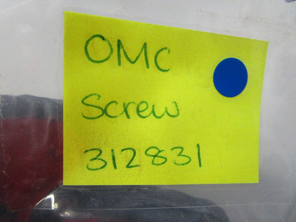 NEW OEM (LOT OF 2) 312831 0312831 OMC Johnson Evinrude Screw 0810