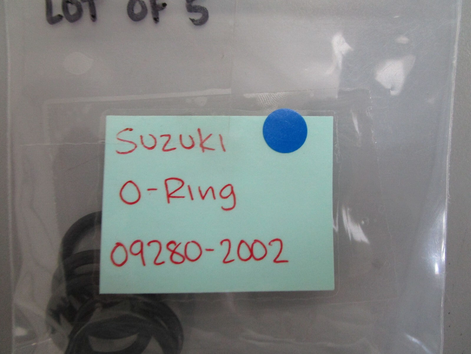 *NEW OEM* (LOT OF 5) 0770 Suzuki O-Ring 09280-2002