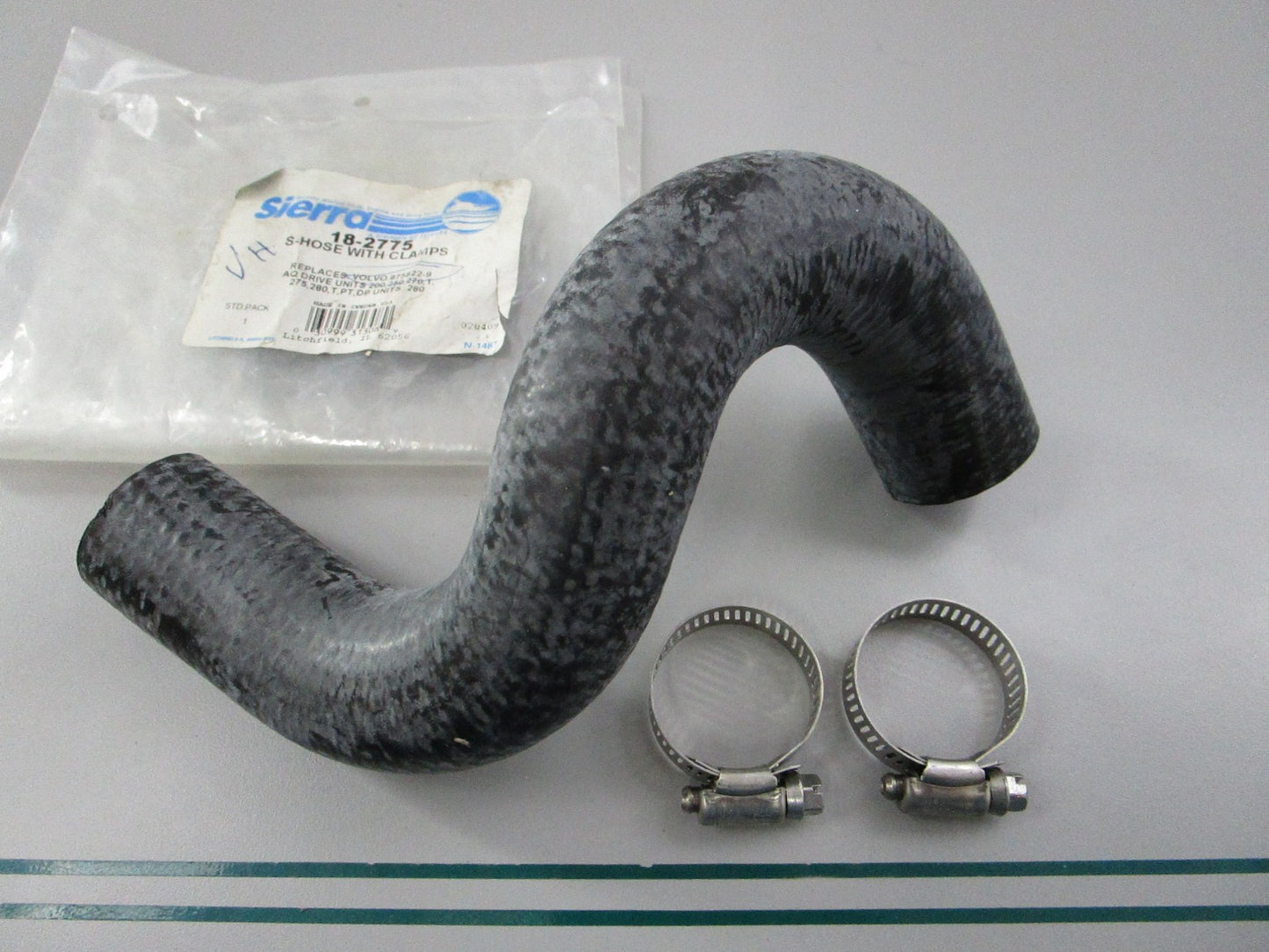 NEW 18-2775 Repaces: 875822 Sierra S-Hose w/ Clamps 0810