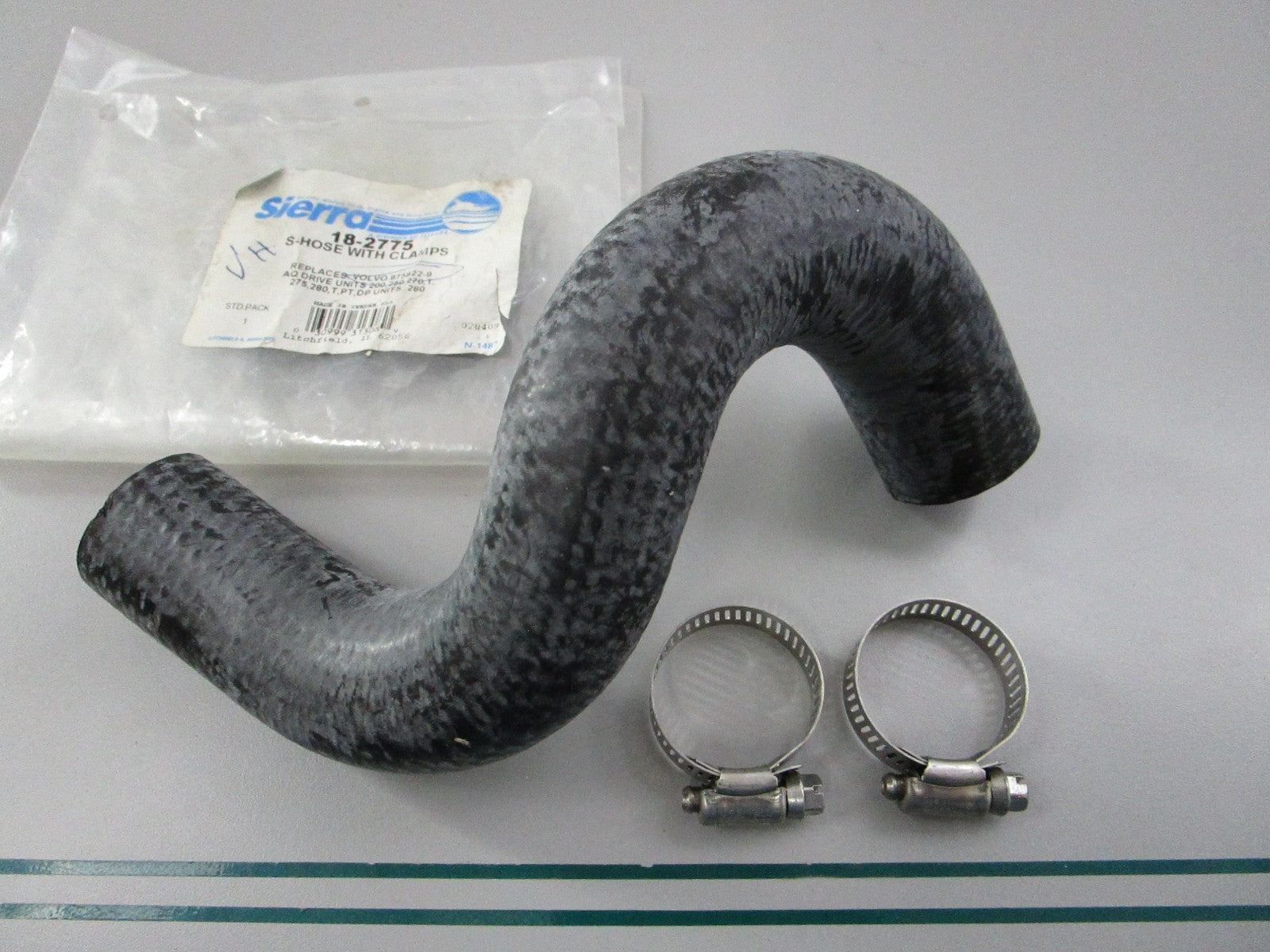NEW 18-2775 Repaces: 875822 Sierra S-Hose w/ Clamps 0810