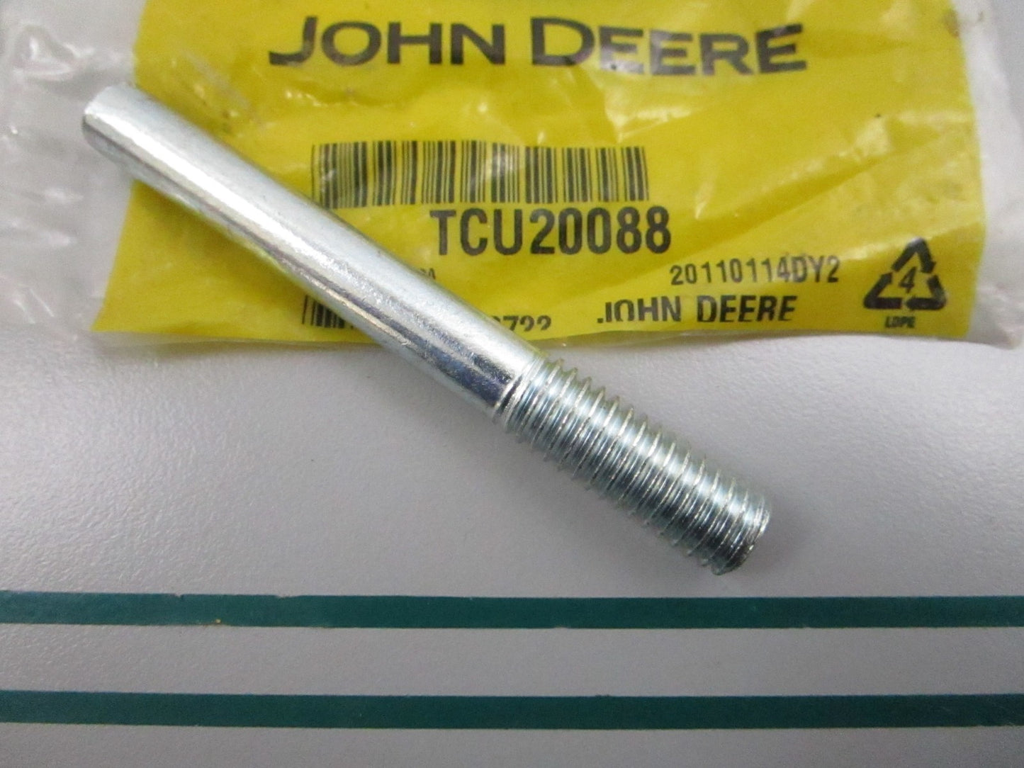 NEW OEM TCU20088 John Deere Finishing Rake Stud 0810