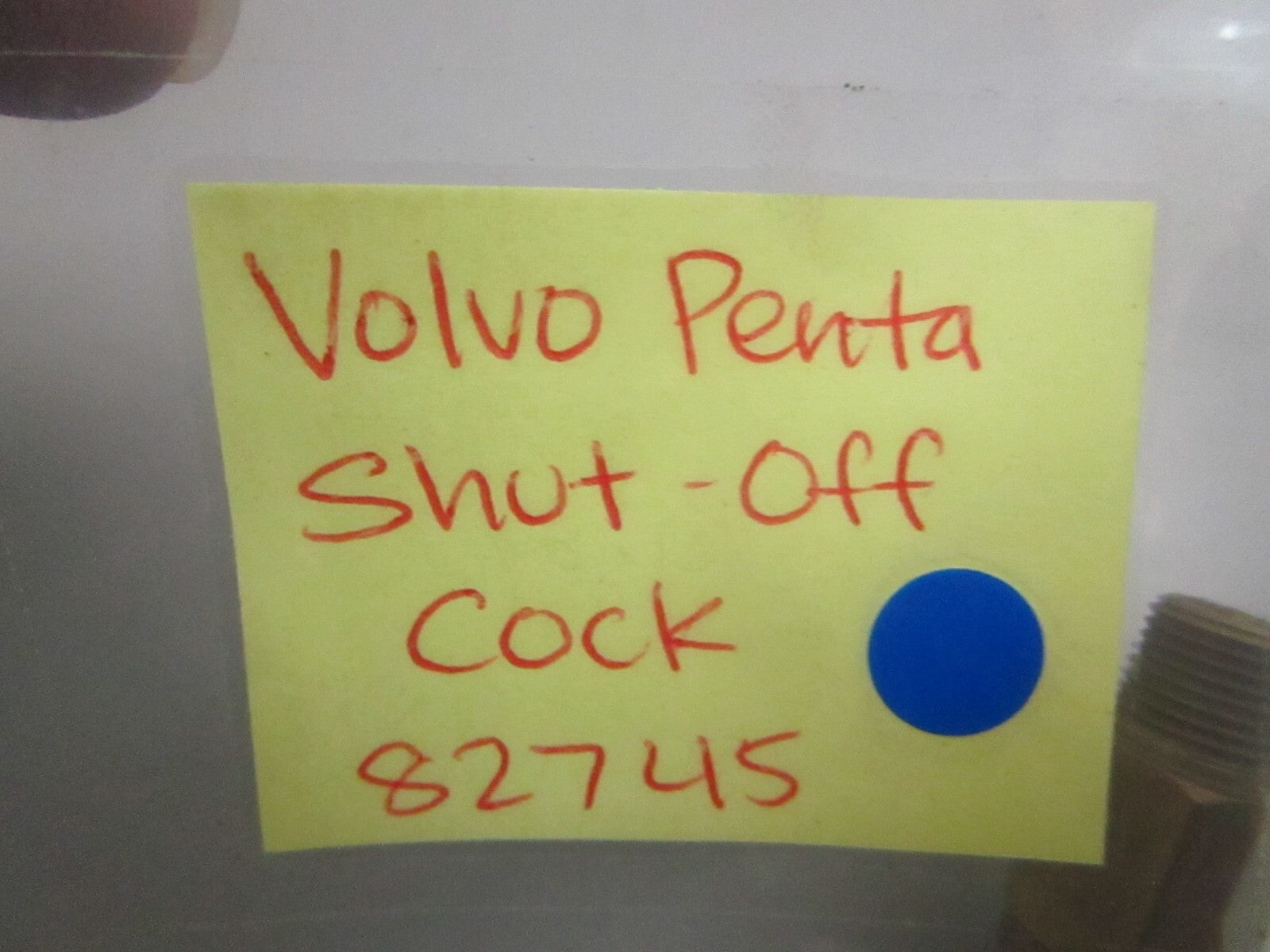 *NEW OEM* 0810 Volvo Penta Shut-Off Cock 82745