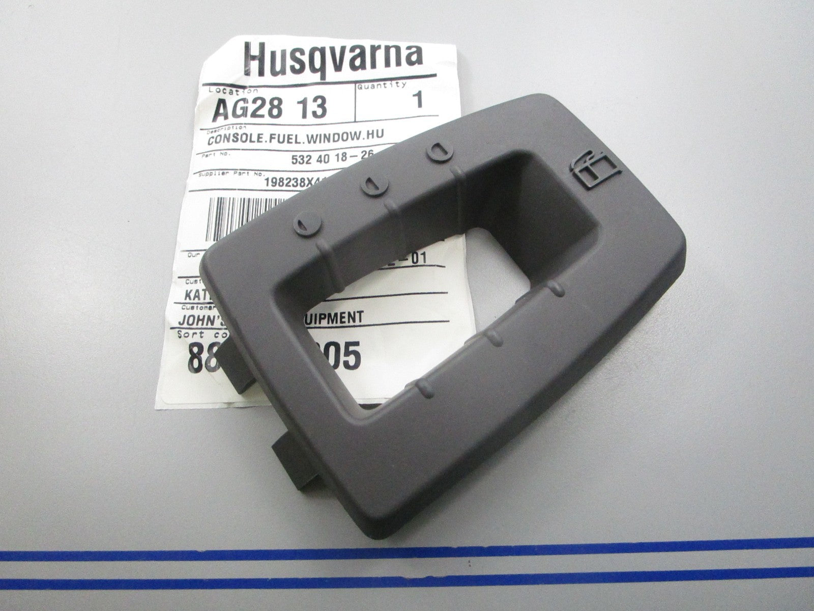 NEW OEM 532401826 Husqvarna Fuel Window 0810