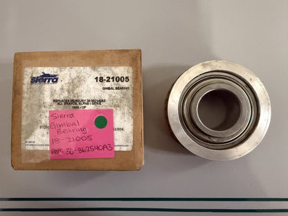 NEW 18-21005 Sierra Gimbal Bearing Rep: 30-862540A3 Mercury 0820