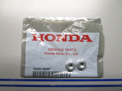 *NEW OEM* (LOT OF 2) 0810 Honda Flange Nut 94050-06080