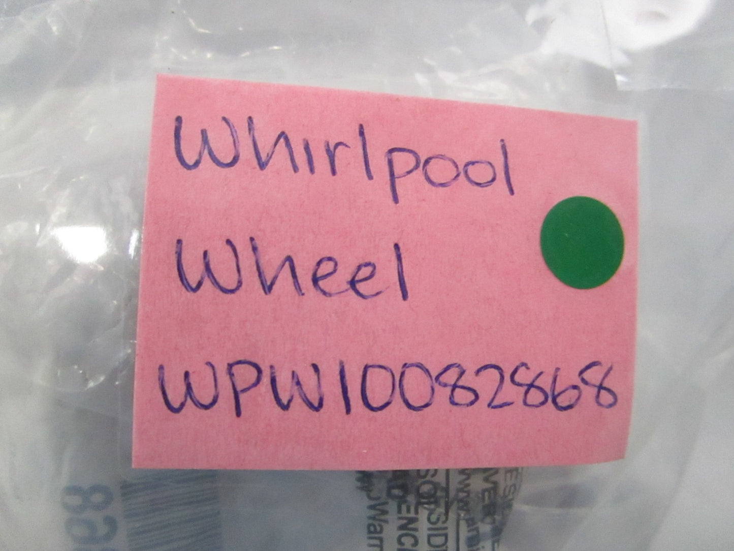 NEW OEM WPW10082868 Whirlpool Wheel 0810