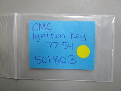 *NEW OEM* 0810 OMC Johnson Evinrude Ignition Key 77-54 501803 0501803