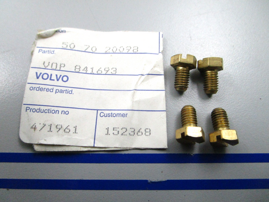 *NEW OEM* (LOT OF 4) 0810 Volvo Penta Screw 841693