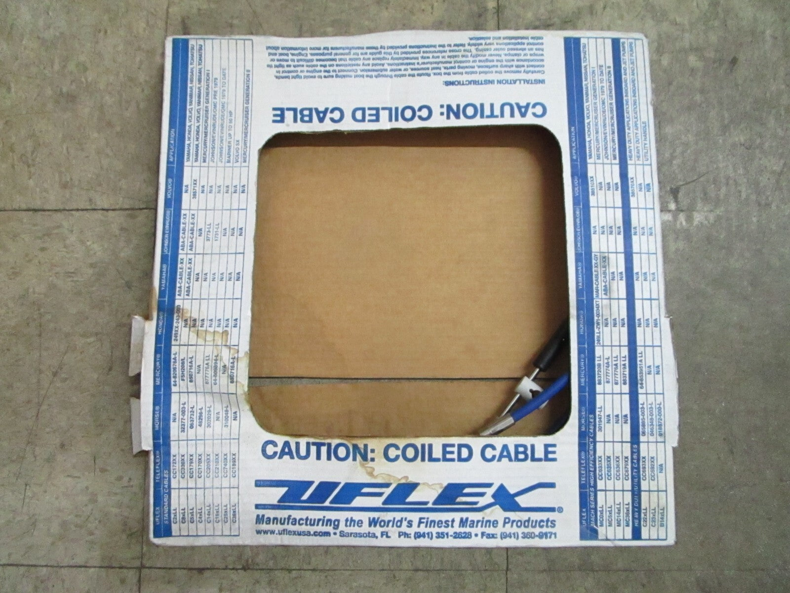 *NEW* 0820 Uflex 25' Control Cable MACH36X25