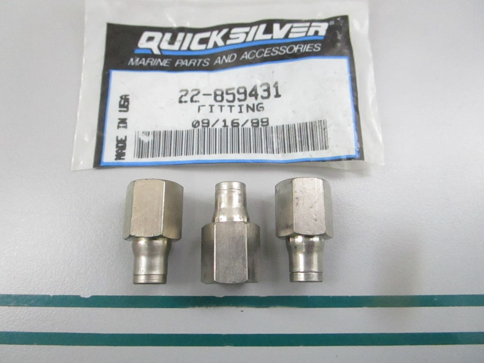 NEW OEM (LOT OF 3) 22-859431 Mercury Quicksilver Fitting 0810