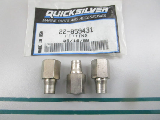 NEW OEM (LOT OF 3) 22-859431 Mercury Quicksilver Fitting 0810