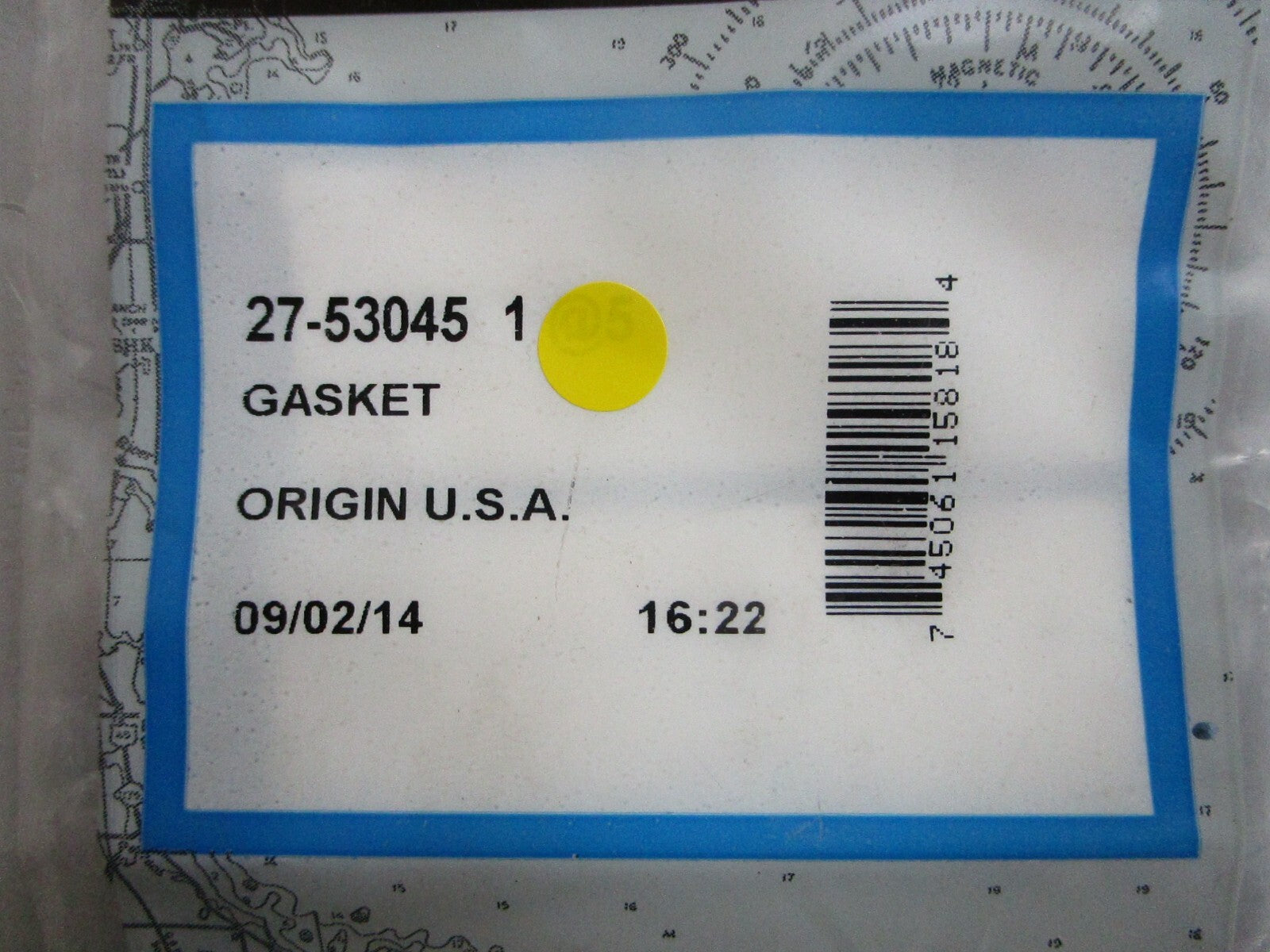 *NEW OEM* (LOT OF 5) 0820 Mercury Quicksilver Gasket 27-53045 1