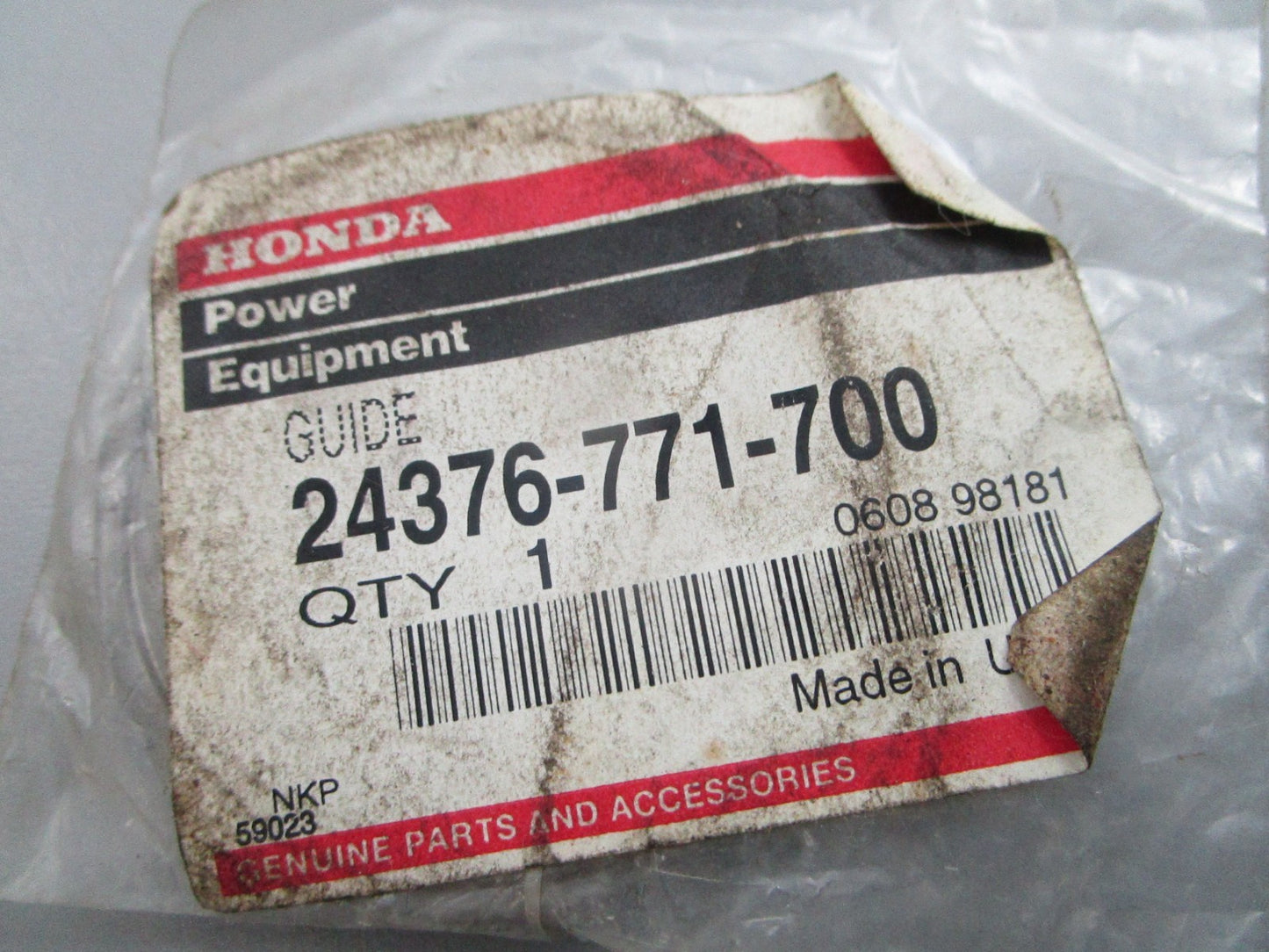 NEW OEM Honda 24376-771-700 Guide 0810