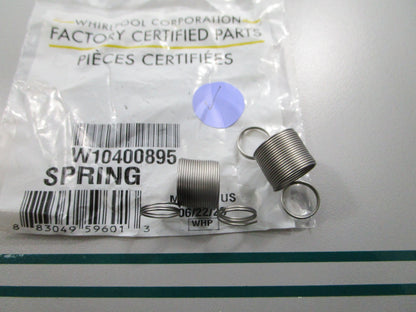 NEW OEM W10400895 Whirlpool 2 Spring Set 0810