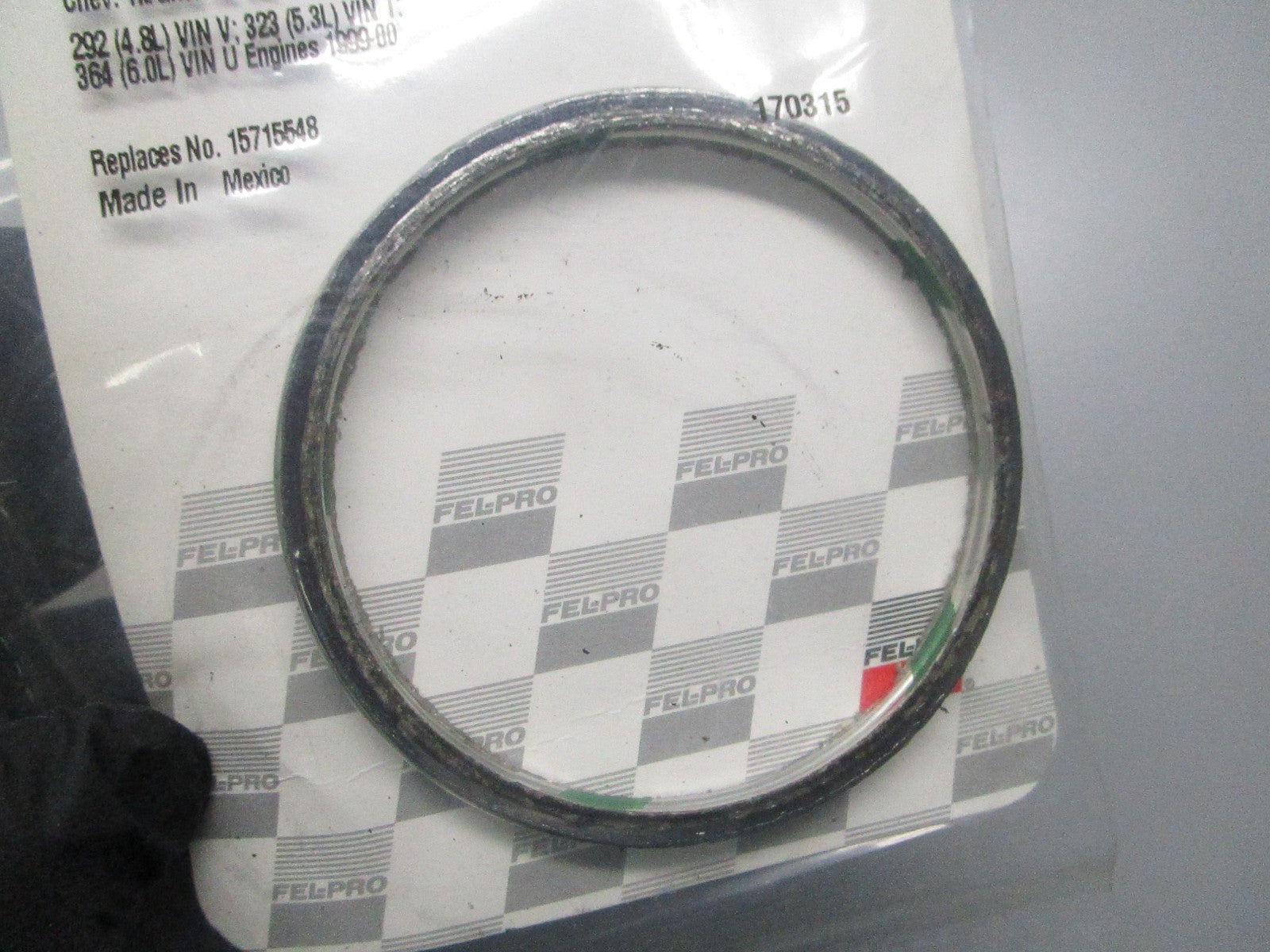 *NEW* 0810 Fel-Pro Exhaust Pipe Ring 61074 Replaces: 15715548