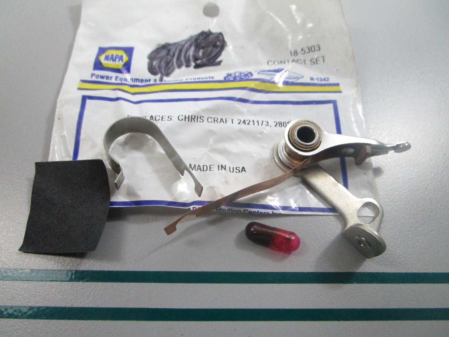 NEW 18-5303 Replaces: 2421173 2808870 NAPA Contact Set 0810