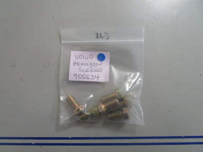 *NEW OEM* (LOT OF 3) 0810 Volvo Penta Hexagon Screw 955534