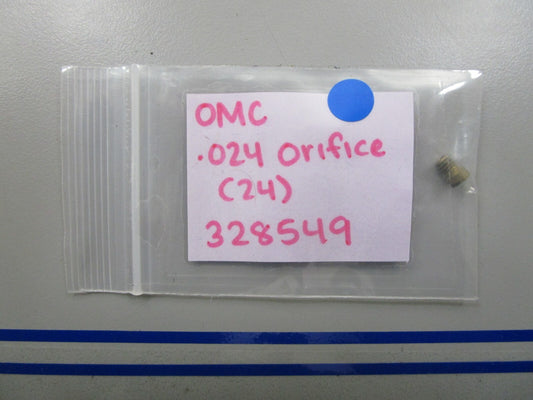 *NEW OEM* 0810 OMC Johnson Evinrude .024 Orifice (24) 328549 0328549