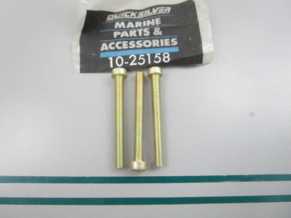 NEW OEM (LOT OF 3) 10-25158 Mercury Quicksilver Screw 0810