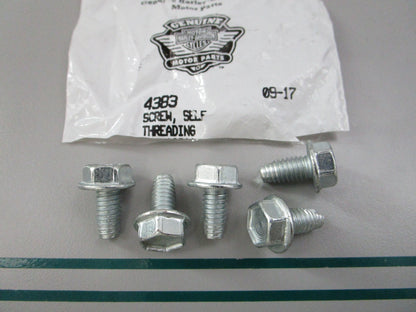 NEW OEM (LOT OF 5) 4383 Harley Davidson Self Screw 0810