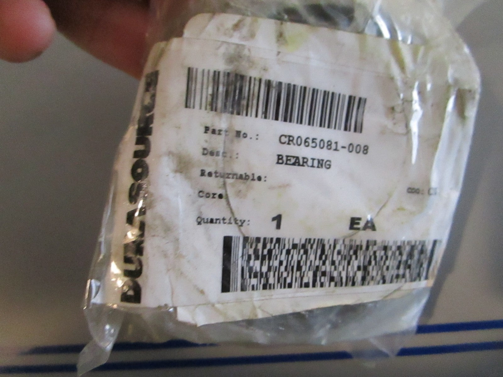 *NEW* 0720 Dura Source Bearing CR065081-008 Replaces: Crown 065081-008