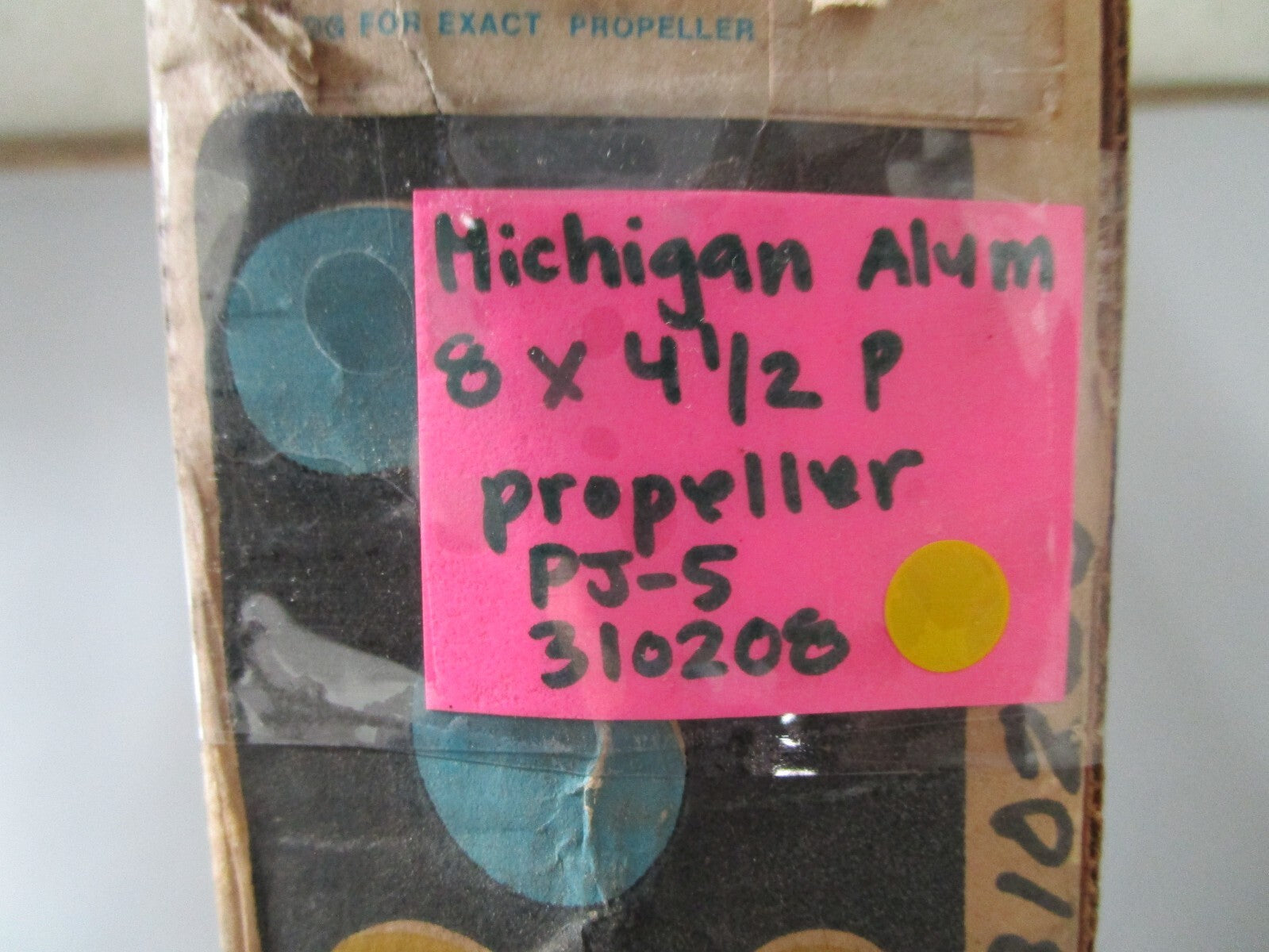 *NEW* 0810 Michigan Wheel Aluminum 8 x 4½ P Propeller PJ-5 310208