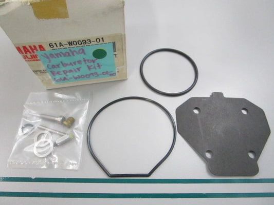 NEW OEM 61A-W0093-01-00 Yamaha Carburetor Repair Kit 0810