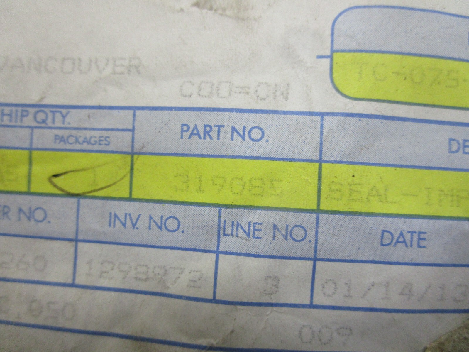 *NEW OEM* (LOT OF 5) 0810 OMC Johnson Evinrude Seal 319085 0319085