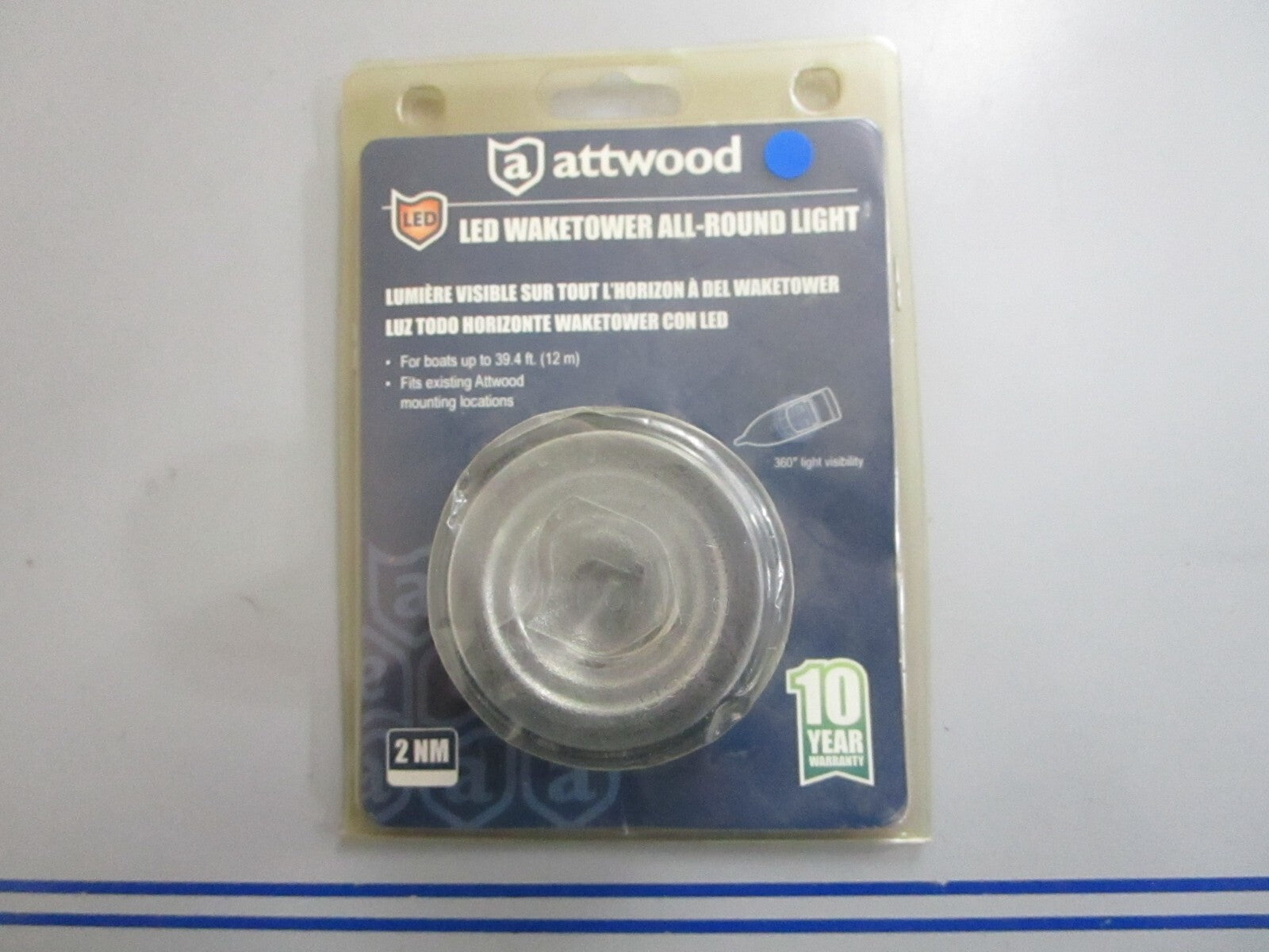 *NEW* 0820 Attwood LED Waketower All-Round Light 5580-7