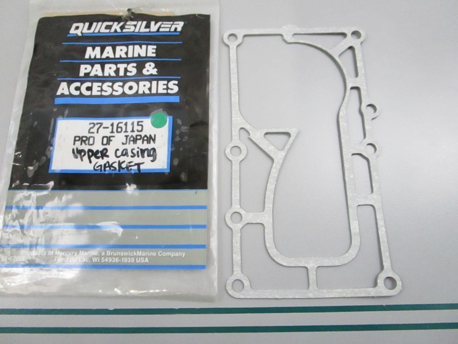 NEW OEM 27-16115 Mercury Quicksilver Upper Casing Gasket 0810