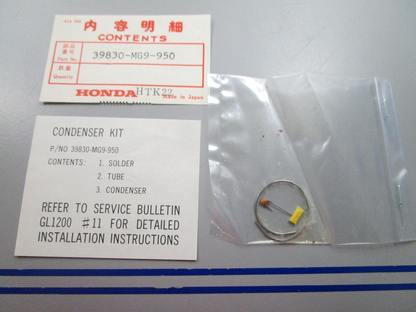 NEW OEM 39830-MG9-950 Honda Condenser Kit 0810