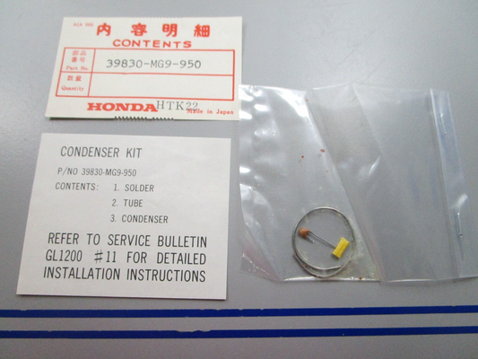 NEW OEM 39830-MG9-950 Honda Condenser Kit 0810