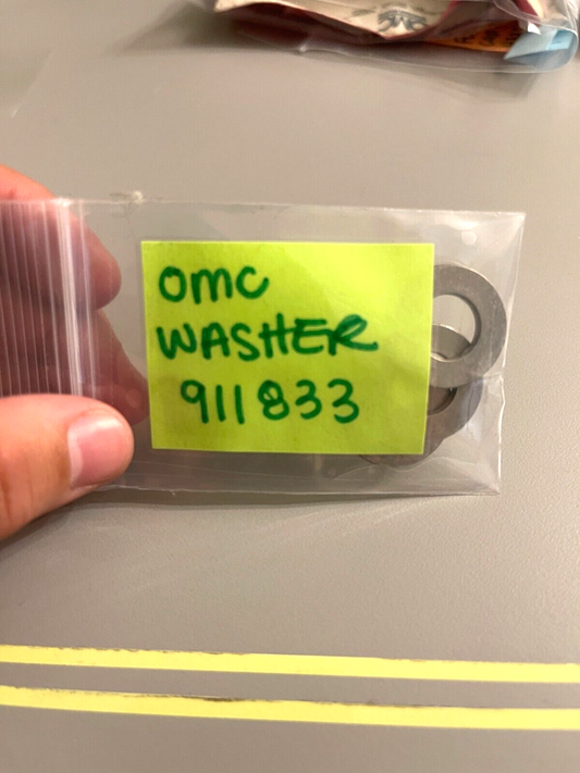 *NEW OEM* (LOT OF 3) 0750 OMC Johnson Evinrude WASHER 911833 0911833