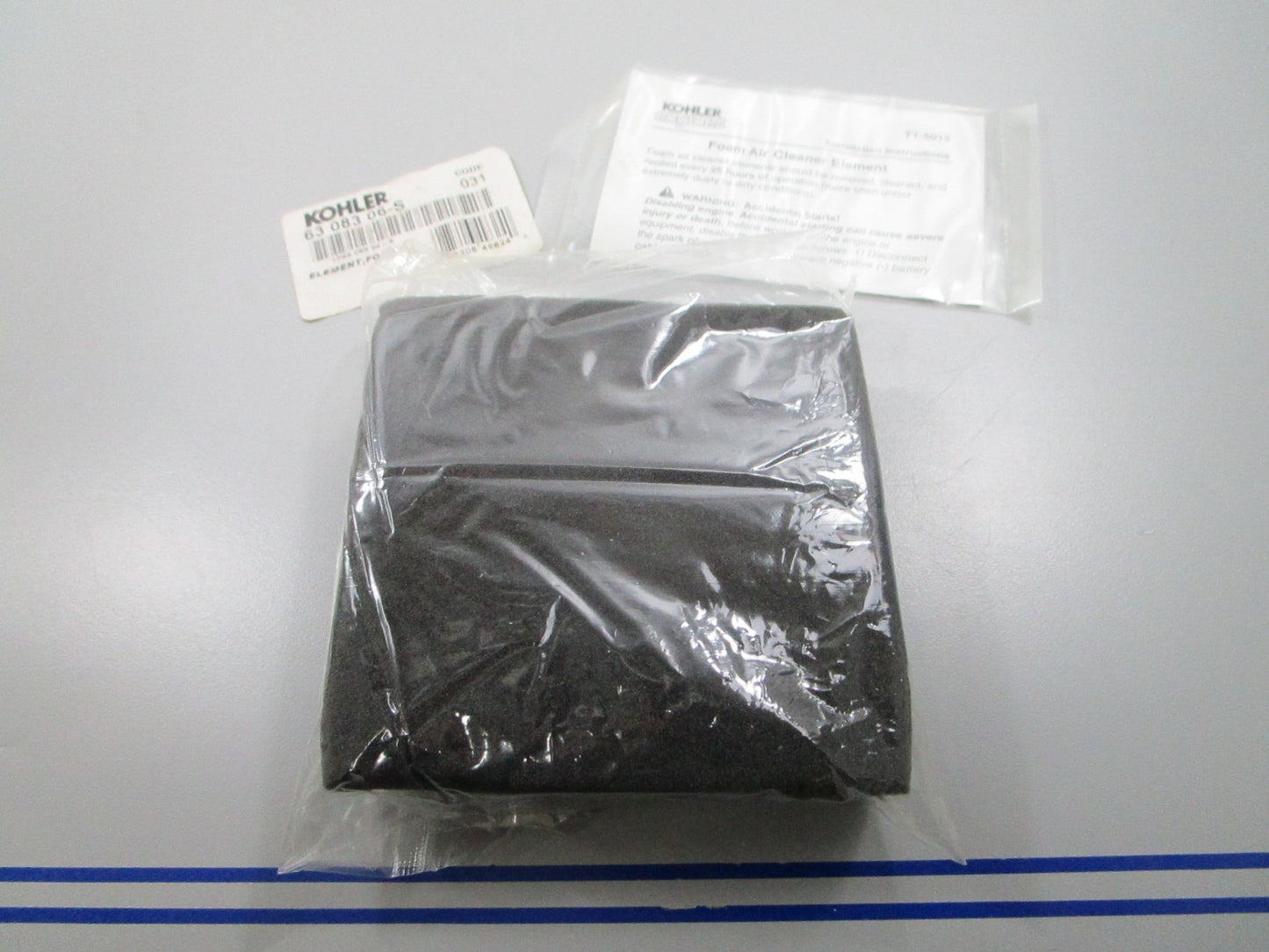 *NEW OEM* 0810 Kohler Foam Element 63 083 06-S