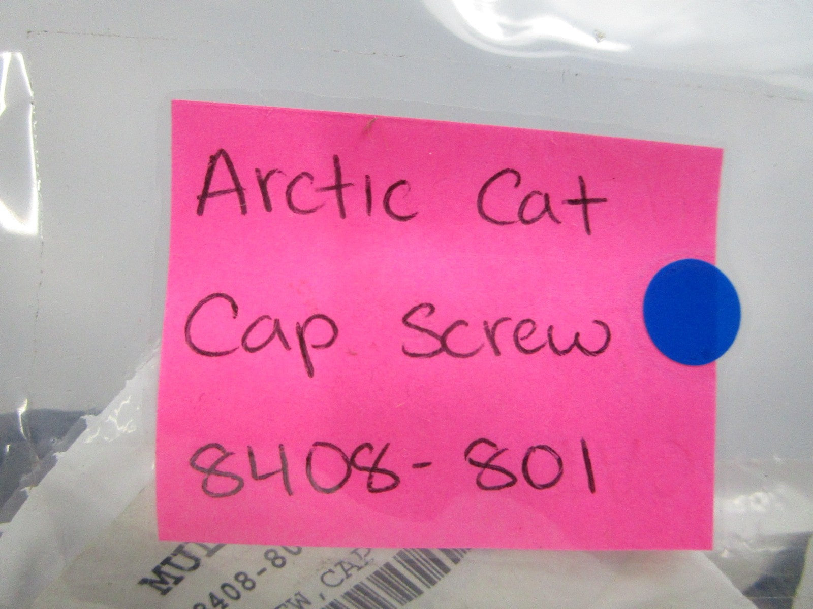 NEW OEM 8408-801 Arctic Cat Cap Screw 0810