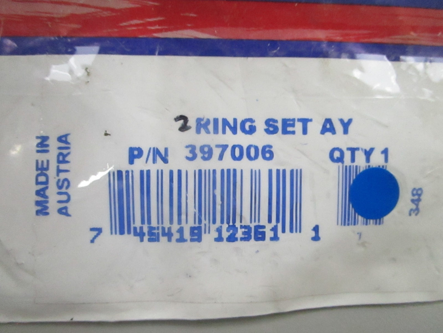 *NEW OEM* 0810 OMC Johnson Evinrude 2 Ring Set Assembly 397006 0397006