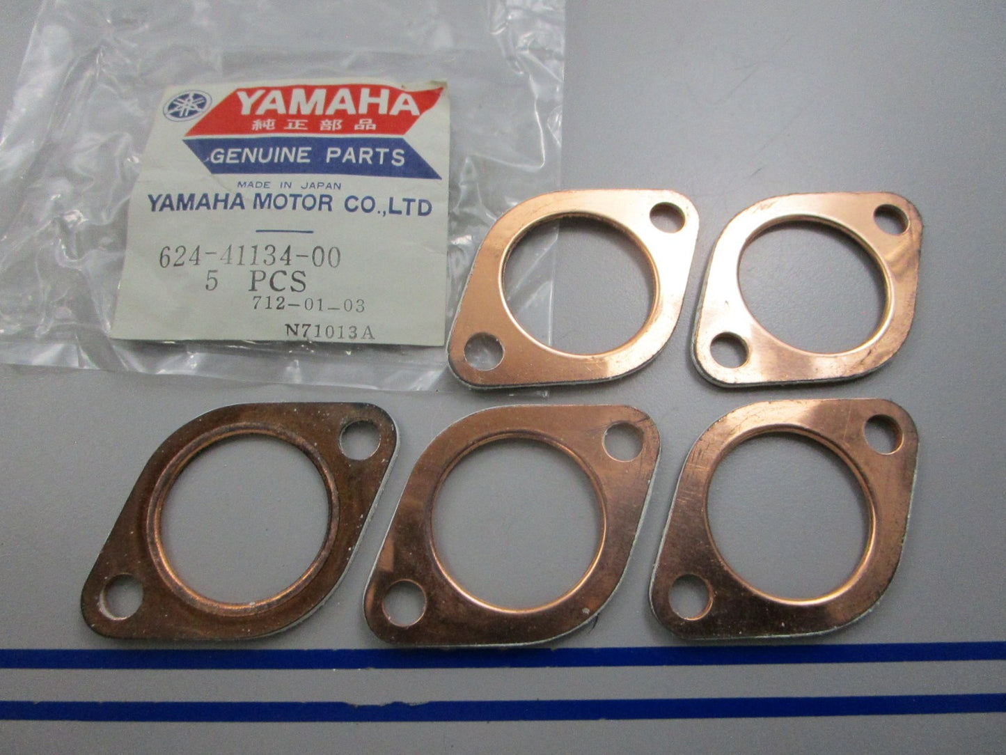 NEW OEM (LOT OF 5) 624-41134-00-00 Yamaha Gasket 0810