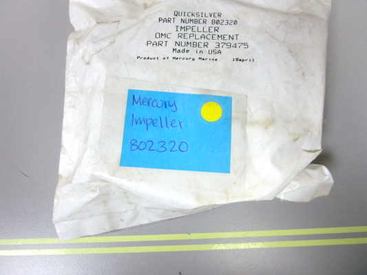 *NEW OEM* 0750 Mercury Quicksilver IMPELLER 802320